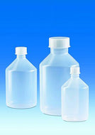 Steilbrustflasche, Enghals, PP mit Schraubkappe, PP, 1000 ml