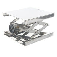 Hebebühne 18/10 Stahl, DIN12897, 300x300mm, mit Stellrad für Ratsche (inkl.), Hubbereich 90-470mm, Betriebslast (Kg max dynamisch) nach DIN 12 897,Gewicht in g: 8.200,0