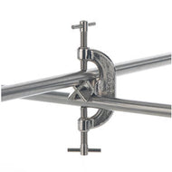 Kreuzdoppelmuffe, Laboral, D=2-16mm, Lappenschraube, Gewinde M8, Winkel 180+90°,Gewicht in g: 138,0