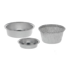 Aluminium Schalen, rund, 28ml, (VE=100Stck.),Gewicht in g: 1,0