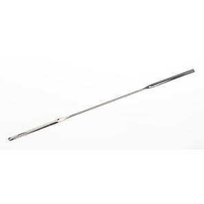 Mikro Schaufel 18/10 Stahl, halbrund, LxB=185x4mm, schmale Schaufel,Gewicht in g: 5,0