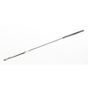 Mikro Schaufel 18/10 Stahl, halbrund, LxB=150x9mm, breite Schaufel,Gewicht in g: 10,0