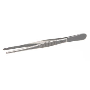 Pinzetten, stumpf Carbon beschichtet, L=115 mm