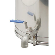 No-Drip Auslaufhahn 1/2 Zoll, montiert, PTFE Dichtung max 260°C,Gewicht in g: 302,0