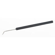 Präpariernadel, gebogen, L=140mm, mit Plastikgriff,Gewicht in g: 4,0
