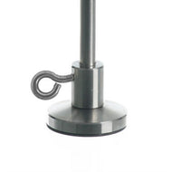 Stativfuß 18/10 Stahl, 60 x12mm