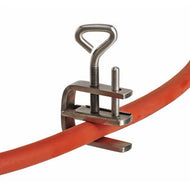 Schraubhahn aus 18/10 Stahl, B=40mm, seitlich offen,Gewicht in g: 76,0