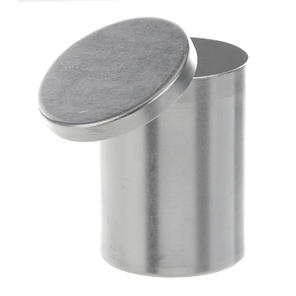 Deckelbüchse aus Aluminium, D=80mm, H=110mm,Gewicht in g: 73,0
