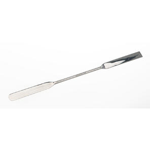 Doppelspatel 18/10 Stahl, LxB=130x9mm