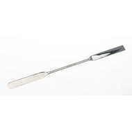 Doppelspatel 18/10 Stahl, LxB=130x9mm
