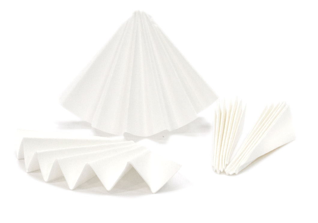 Filterpapier 597, qualitativ, mittelschnell, 85 g/qm, Faltenfilter 385 mm