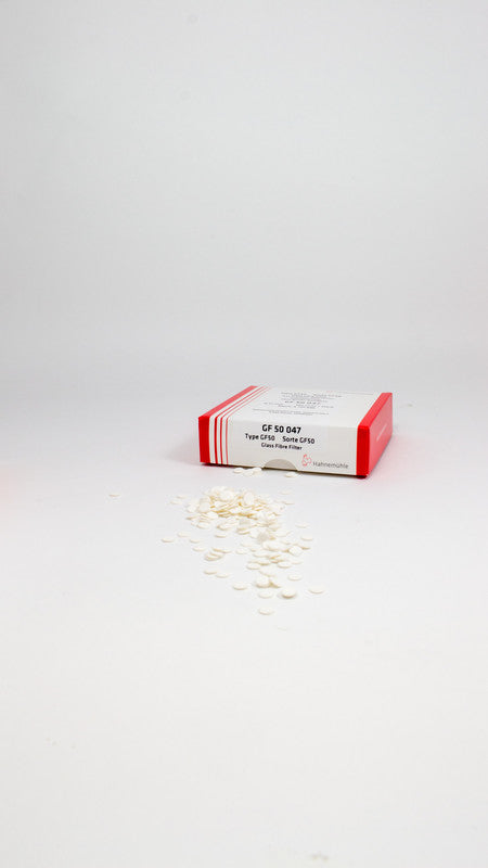 Glasfaserfilter GF52, binderfrei, 54 g/qm, Rundfilter 47 mm