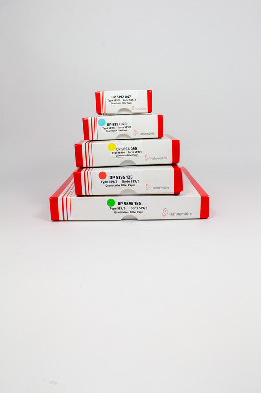 Filterpapier 589/2, quantitativ, mittelschnell, 85 g/qm, Rundfilter 55 mm