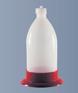 Schillingsbürettenfuß, PE-HD, rot oder weiß