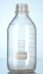 DURAN® Protect Laborflaschemit DIN-Gewinde, kunststoffummantelt