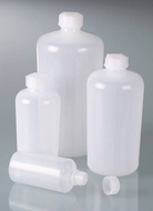 Hochschulterflasche, LDPE transp., 500 ml, m.V.