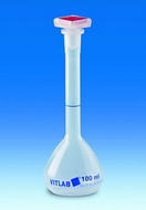 Messkolben, PP, Klasse B mit NS-Stopfen 10/19, PP, 10 ml