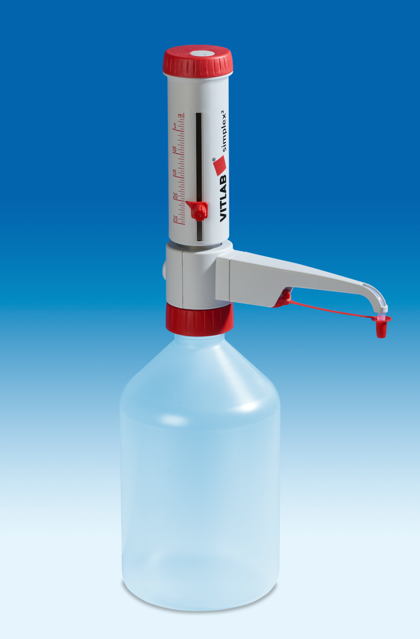 Dispenser VITLAB® simplex²  variabel, Volumen 0,5-5,0 ml