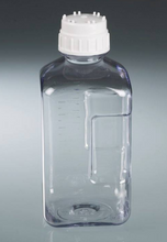 Laborflasche, PC glasklar, erhab. Skala, 1000 ml