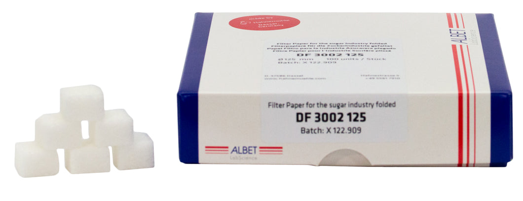 Filterpapier 3459, zum Klären, schnell, gekreppt, 74 g/qm, Zucker, Rundfilter 230 mm