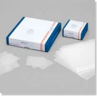 Wägepapier, polierte Oberfläche, 10 x 10 cm