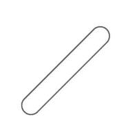 IKAFLON 25 round Magnetrührstäbchen, rund, 25 x 8 mm, 5 St.