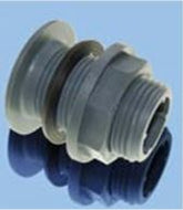 Behälteranschluss, A-Gew, PP, grau, 1/2", NW13,5mm