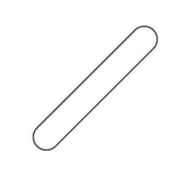 IKAFLON 50 round Magnetrührstäbchen, rund, 50 x 8 mm, 5 St.