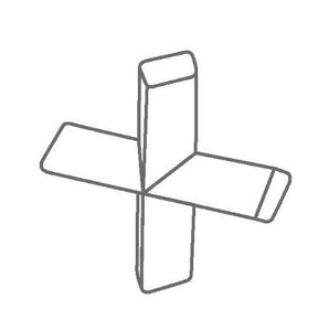 IKAFLON 20 cross Magnetrührstäbchen, Kreuz, 20 x 20 mm, 5 St.