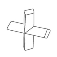 IKAFLON 20 cross Magnetrührstäbchen, Kreuz, 20 x 20 mm, 5 St.