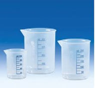 Griffinbecher, PP erhaben blau geprägte Skala, 400 ml