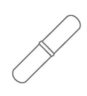 IKAFLON 25 slide round Magnetrührstäbchen, Schieber rund, 25 x 6 mm, 5 St.