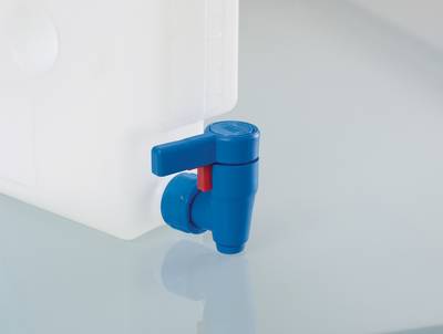 Ablasshahn Compact, mit Überwurfmutter 3/4