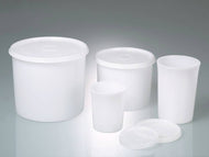 Allzweckdose rund, PE, 500 ml, stapelbar, m.V.