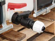 Auslaufhahn IBC m.Schlauchverschraub., S60x6 u. 1"