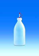 Tropfflasche, PE-LD GL 28, mit Verschlusskappe und Tropfaufsatz, PE-LD, 1000 ml
