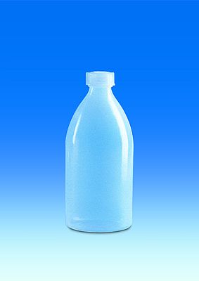 Enghalsflasche, PE-LD mit Schraubkappe, PE-LD, 50 ml