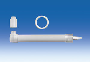 Trockenrohr, PP, ohne Füllung, mit Dichtring (PTFE) für VITLAB® simplex²/genius²/TA²