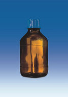 Flasche, Braunglas beschichtet, rund, GL 28, 100 ml
