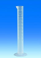 Messzylinder, PP, Klasse B hohe Form, erhabene Skala, 2000 ml
