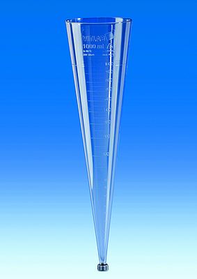 Sedimentationsgefäß, SAN nach Imhoff, erhabene Skala, 1000 ml