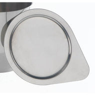 Deckel für Schmelztiegel 8883, 18/10 Stahl, D=50mm,Gewicht in g: 15,0