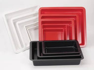 Fotoschale hohe Form, ohne Rillen, rot, 19x26 cm