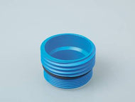 Gewindeadapter 2" BSP außen-64mm (BSI) außen, blau