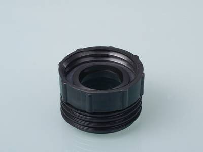 Gewindeadapter 64mm (BSI) auß.-DIN60 in., schwarz