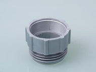 Gewindeadapter US-Fass außen - 2"BSP innen, silber