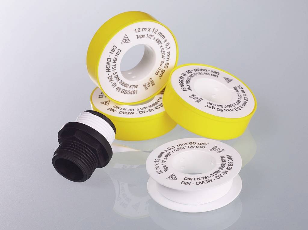 Gewindedichtband, PTFE, 12 m, 12x0,1 mm