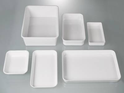 Instrumentenschale, Melamin weiß, 1000 ml –