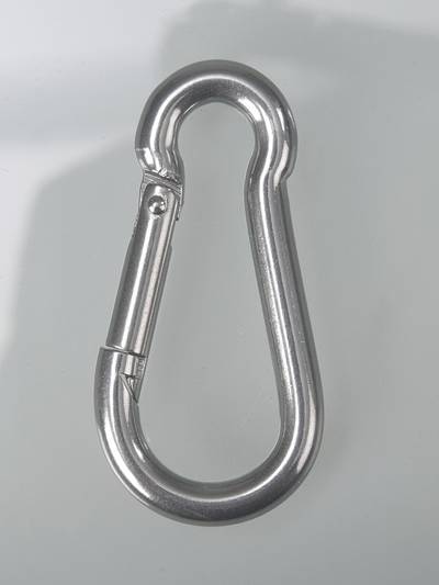 Karabinerhaken,V4A, 50x5 mm, Öffnung 8mm, DIN5299C
