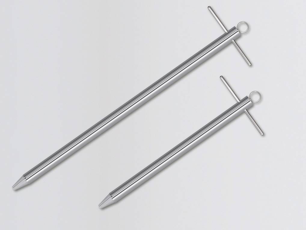 Klappstecher, V4A, Länge 550 mm, Ø 32 mm